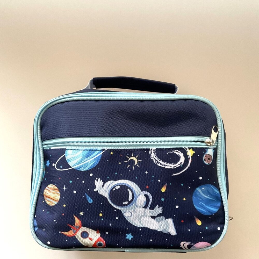 NEW ASTRONAUT BACKPACK BENTO LUNCH BOX SET 6 PCS BOOKBAG - Picture 11 of 16